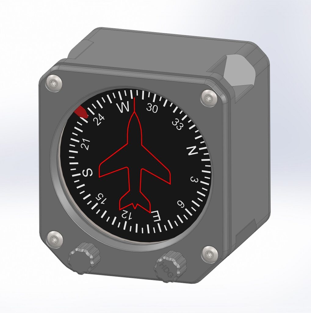 heading indicator front view